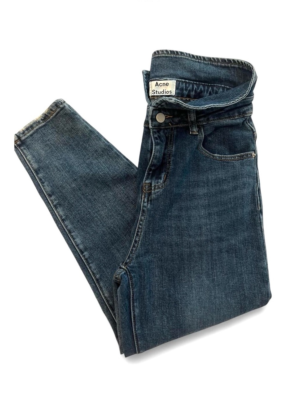 Acne Studios Women’s Dark Blue Ankle Jeans size 27